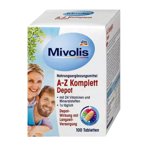 مولتی‌ویتامین میوولیس A تا Z دپو (Mivolis A–Z Complete) 100 عدد