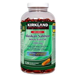 روغن ماهی وحشی آلاسکایی کرکلند (SAUMON DALASKA OMEGA 3) 320 عدد