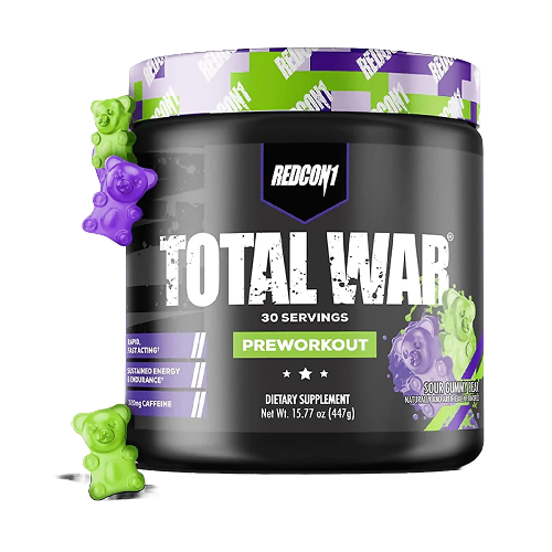 پری‌ورک‌اوت توتال وار ردکان وان (Redcon1 Total War Pre-Workout) 300 گرم