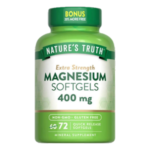 منیزیم ۴۰۰ میلی‌گرم نیچرز تروث (Nature’s Truth Magnesium) 72 عدد