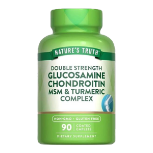 گلوکوزامین کندرویتین MSM و زردچوبه نیچرز تروث (Nature’s Truth Double Strength Glucosamine Chondroitin MSM & Turmeric Complex) 90 عدد