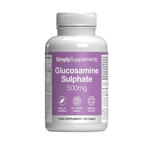 قرص گلوکوزامین ۵۰۰ میلی‌گرم (Simply Supplements Glucosamine 500 mg) 180 عدد